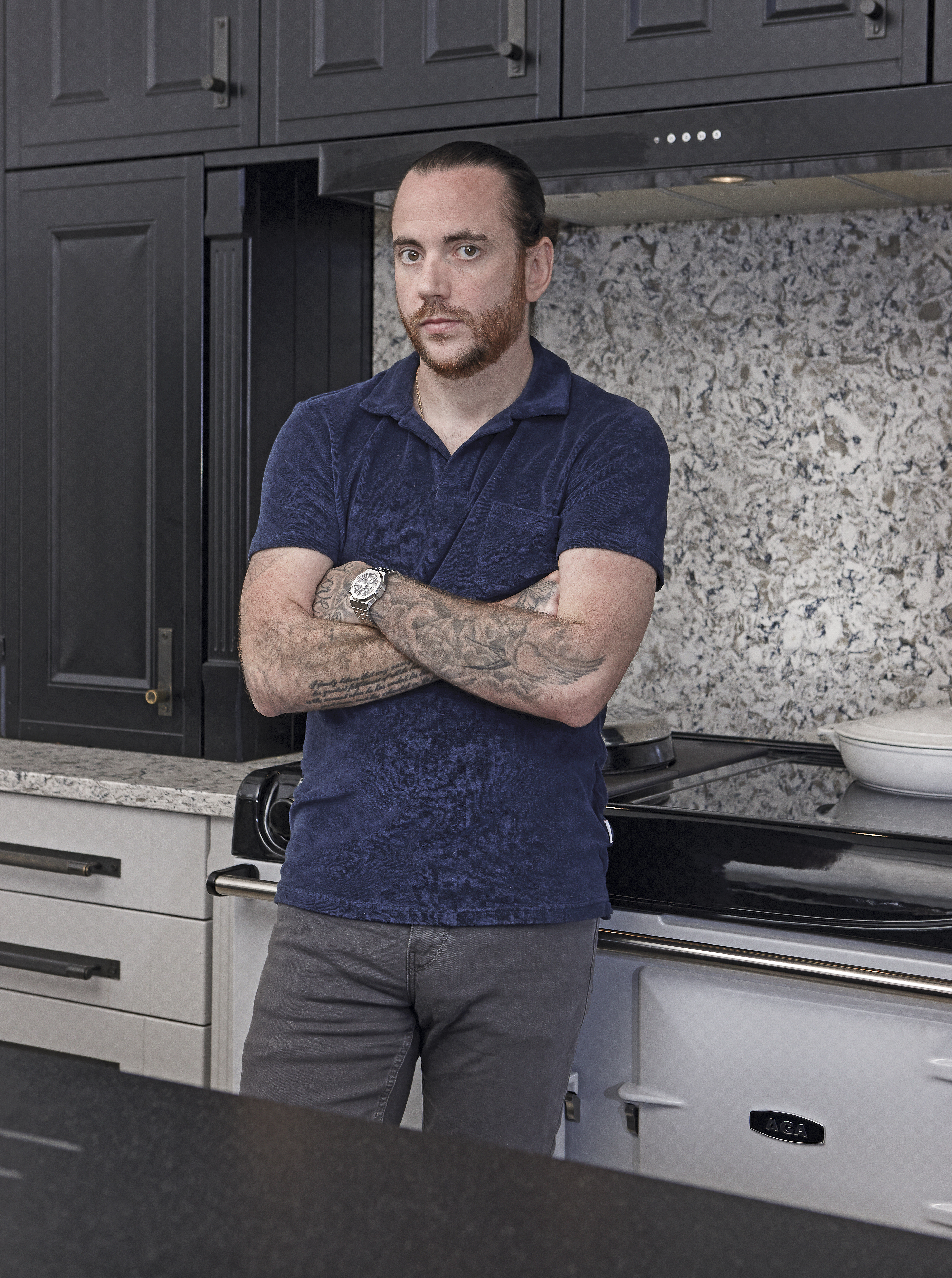 Chef Tom Sellers with his AGA eR3 110