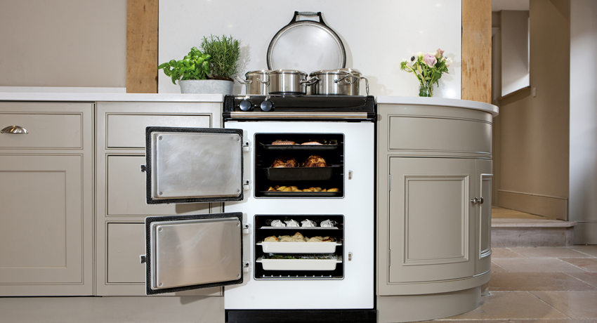 AGA 60 oven and hotplate capacity