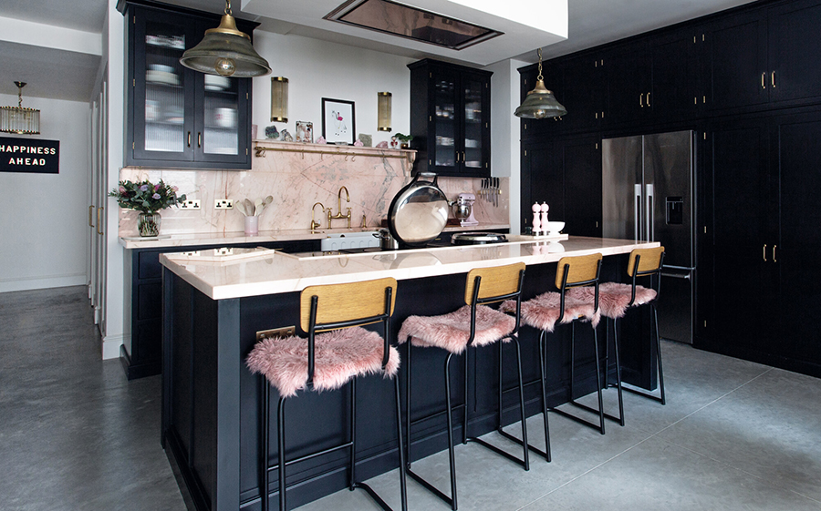 AGA in a kitchen island