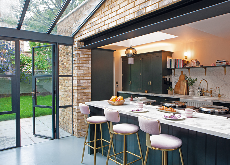 AGA 3 Series in kitchen island design 