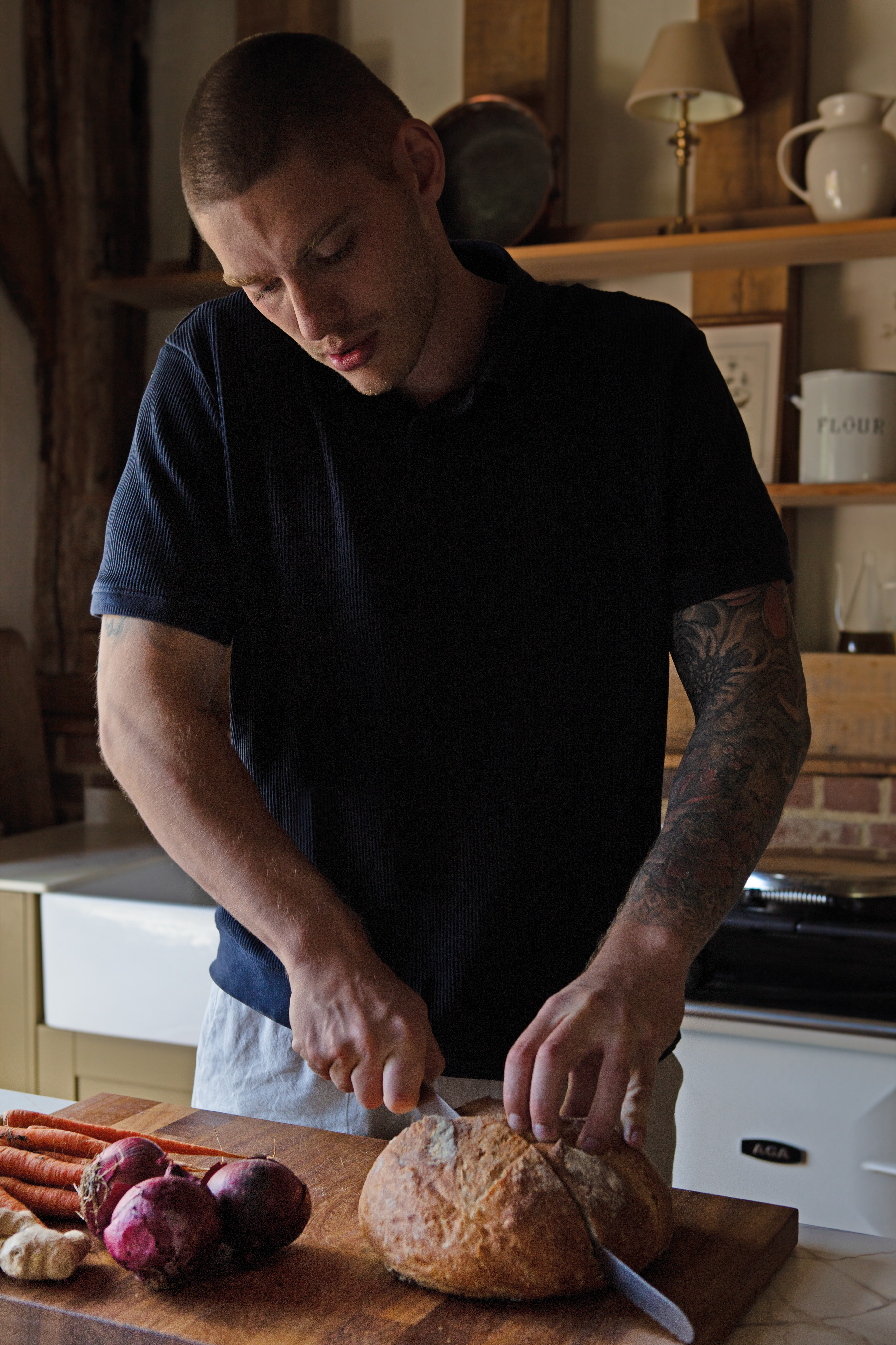 Tyler Butt Cooking
