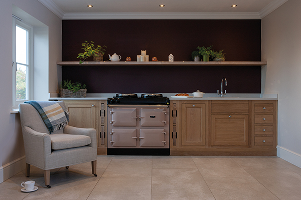 AGA R3 Series in Blush in Neptune Kitchen