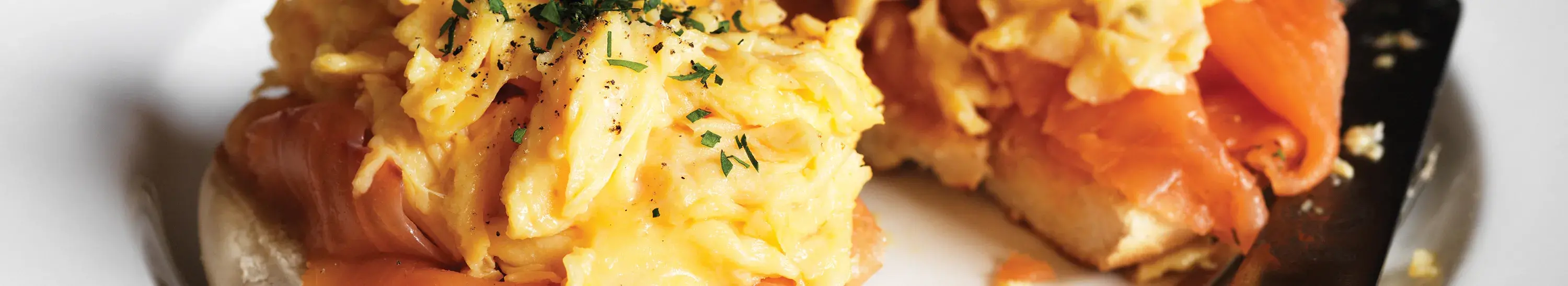 Smoked Salmon Scramble