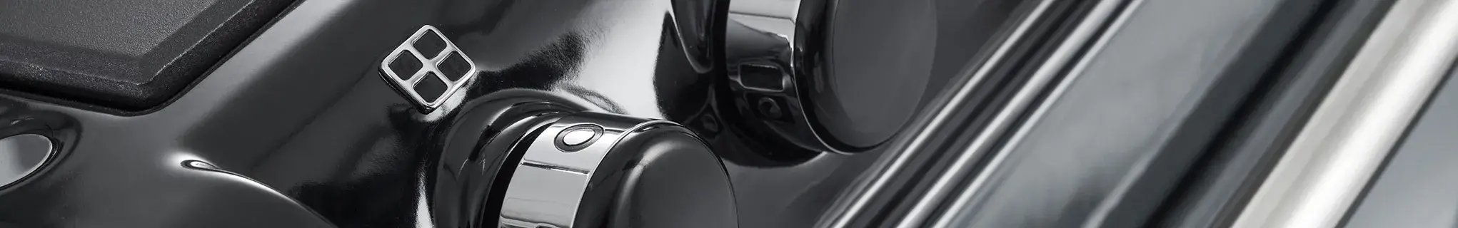 AGA cooker close up on handle