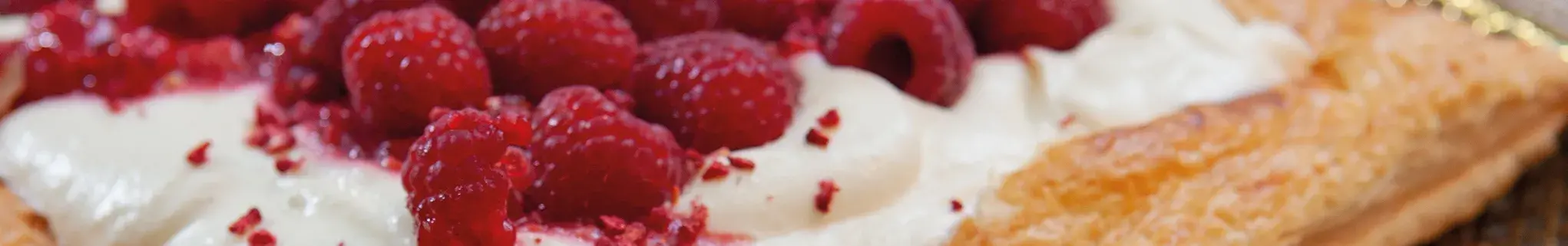 Raspberyy cream tart 