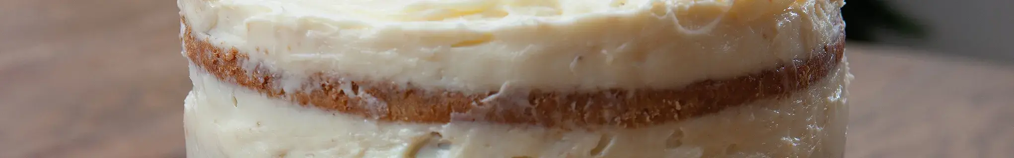 Almond Woodland Cake with Cream Cheese Frosting
