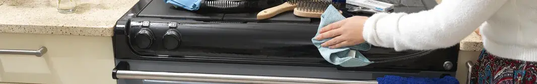 Cleaning AGA Enamel with E-Cloth