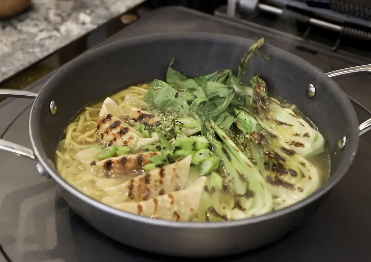Gyoza and Noodle Broth Image