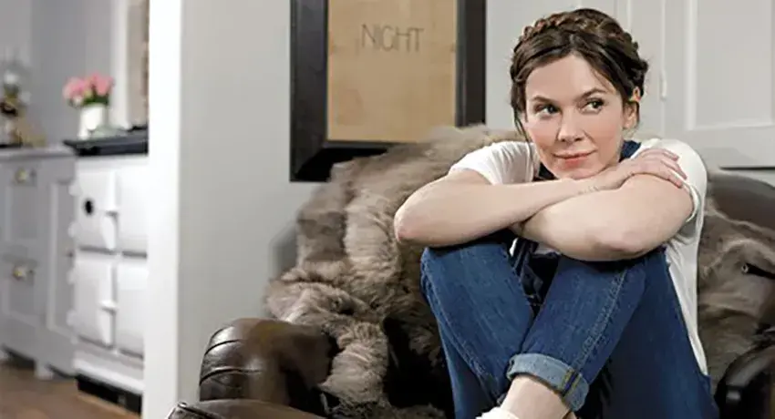 At home with Anna Friel 