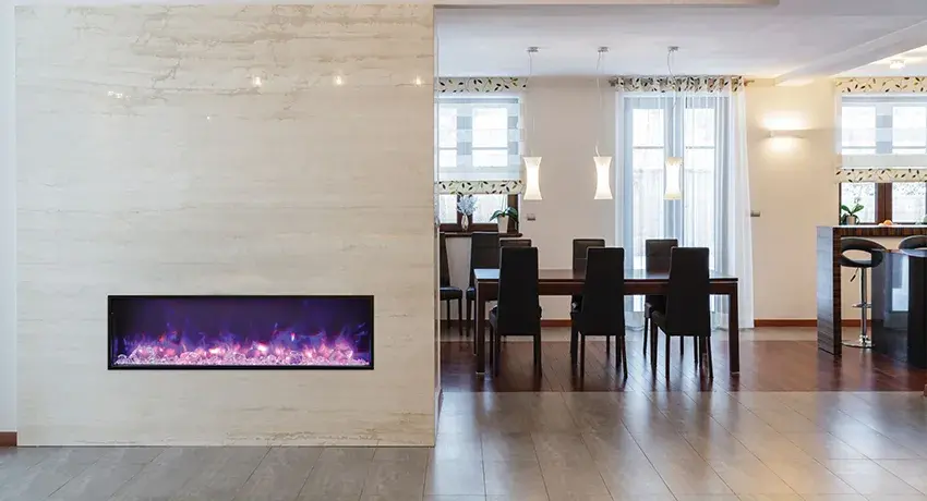Rayburn Stratus™ Slim Electric Fire with Suite