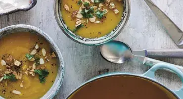 Tipsy Amaretto Squash Soup 