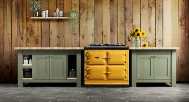Mustard AGA cooker