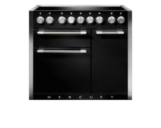 Mercury 1000 with Induction Hob in Black