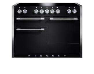Mercury 1200 in Black with Induction Hob 