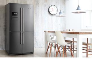 AGA SXS Deluxe Fridge Freezer in Dark Inox
