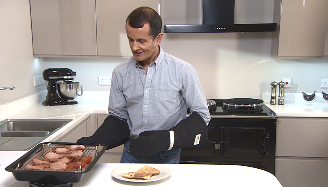 AGA full English breakfast 