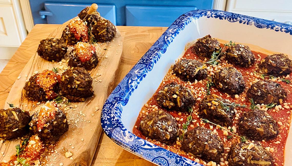Porcini Meatballs