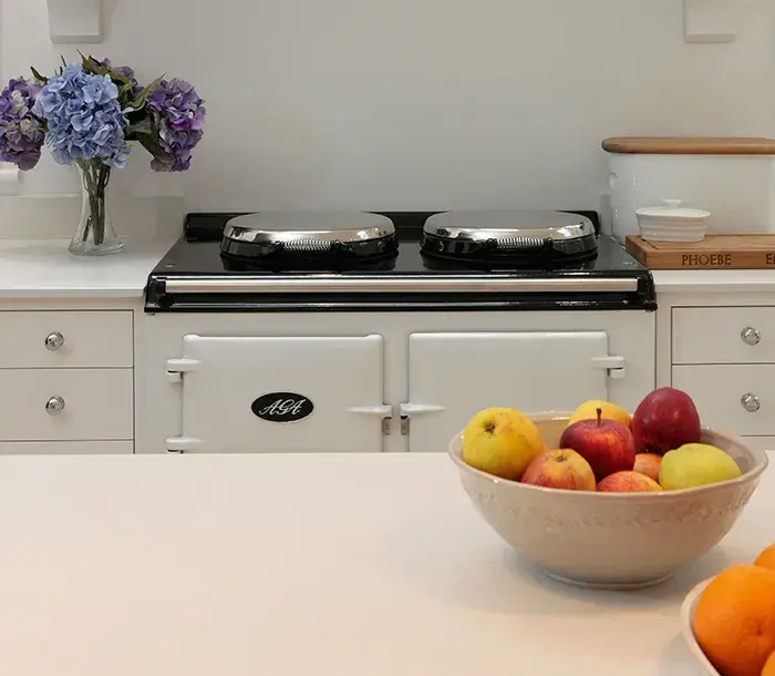 AGA 7 Series cooker in white