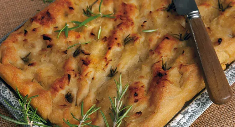 Herby Onion Foccacia Recipe