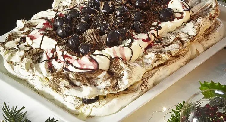 Black Forest Meringue Pavlova 