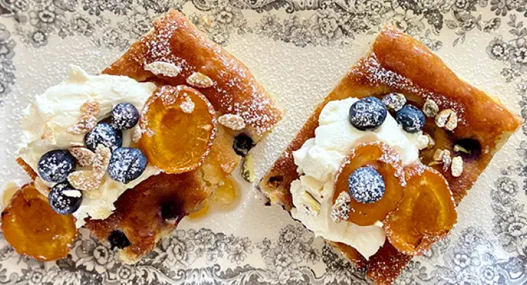 Apricot and Blueberry Frangipane Tart Recipe
