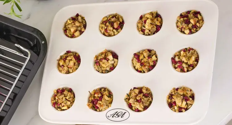 Sage, Apple and Pomegranate Stuffing