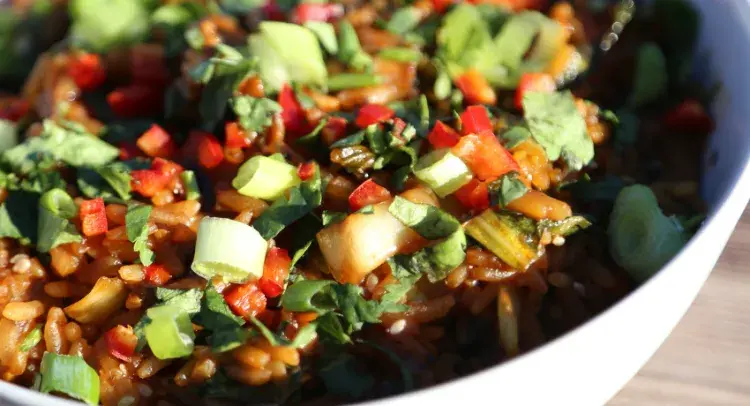 Mushroom & Ginger Fried Rice