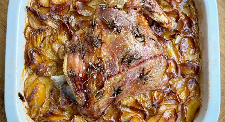 Lamb boulangère