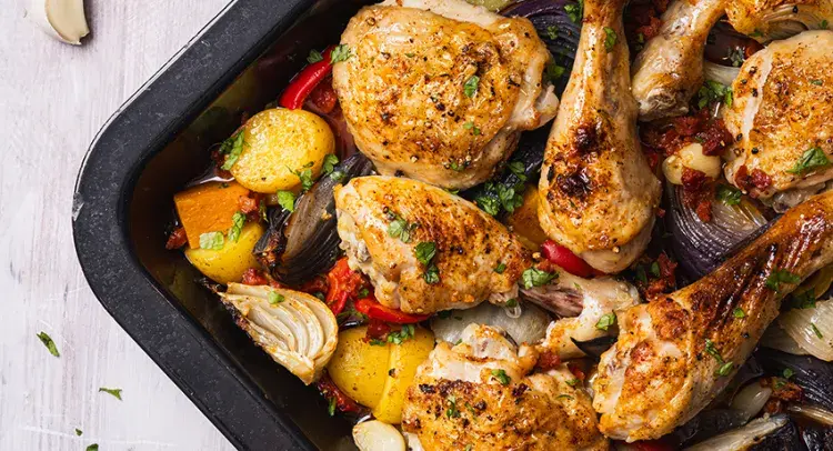 Spanish Chicken Traybake