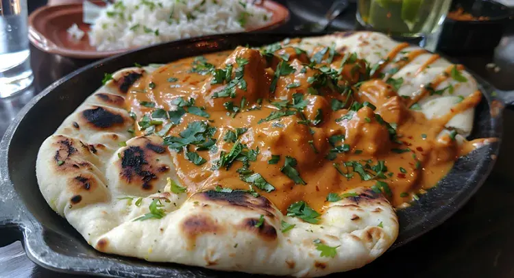 Chicken Tikka Naan Bread