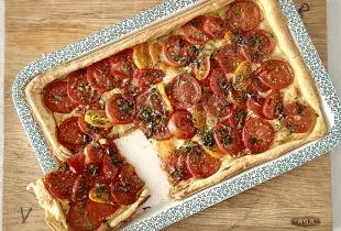 French Tomato and Mustard Tart 